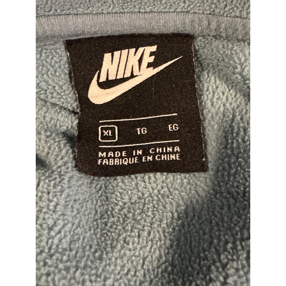Nike Women's Light Blue Hooded Fleece Jacket - Size XL - Picture 7 of 9